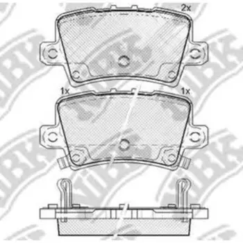 Колодки тормозные дисковые NIBK PN8867