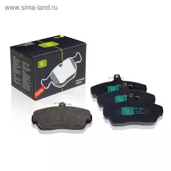 Колодки тормозные дисковые передние для автомобилей ГАЗ 3302 ГАЗель 3302-3501080, TRIALLI PF 971