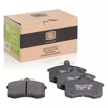 Колодки тормозные дисковые передние TRIALLI для Lada 2108/21099 (Perfezione), PFP 7965