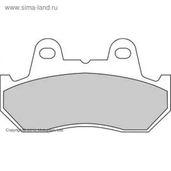 Колодки тормозные Ferodo, FDB665P