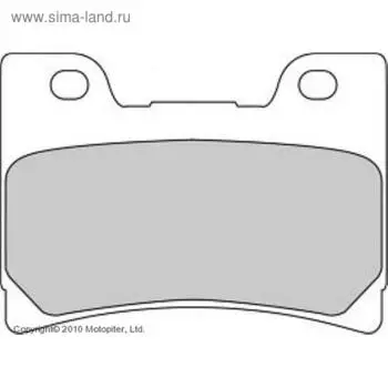 Колодки тормозные Ferodo, FDB666P