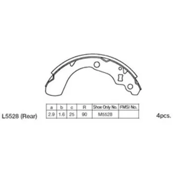 Колодки тормозные Kashiyama K5528