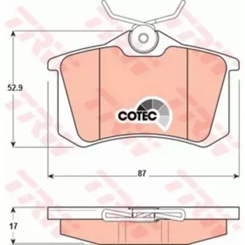 Колодки тормозные TRW GDB1330