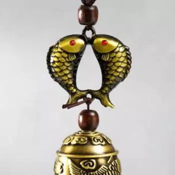 Колокольчик металл «Карпы», 3444 см