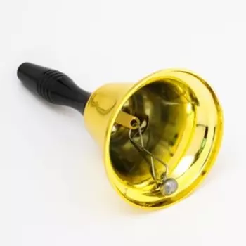 Колокольчик металлический, звонок настольный «Белла», 1019 см, золотой