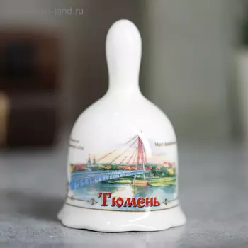 Колокольчик сувенирный «Тюмень»