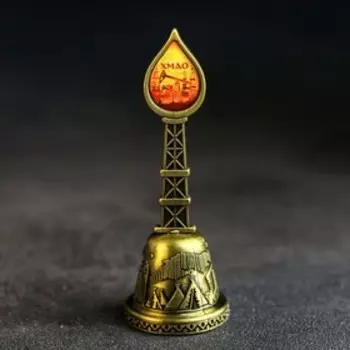 Колокольчик в форме капли «ХМАО»