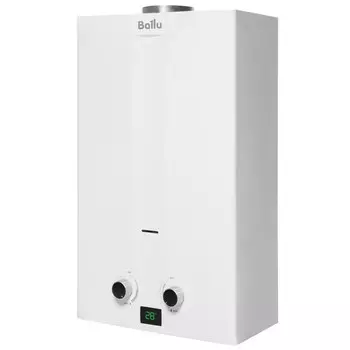 Колонка газовая Ballu GWH 12 Fiery, 24 кВт, настенная, белая