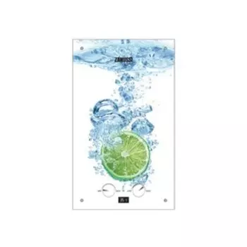 Колонка газовая Zanussi GWH 10 Fonte Glass Lime, 20 кВт, настенная