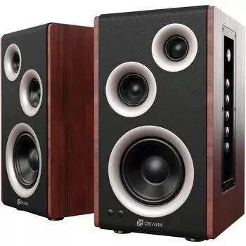 Колонки Оклик OK-117 BT 2.0 черный 80Вт BT