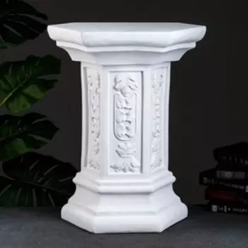 Колонна "Ромб" белая 55см