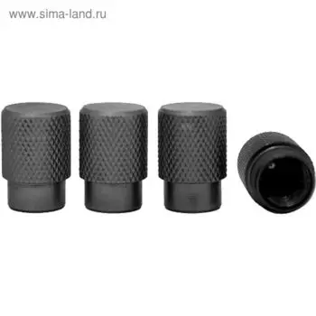 Колпачки на ниппели, циллиндрические, 4 шт, титан