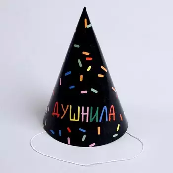 Колпак бумажный на день рождения «Душнила», в наборе 6 шт.