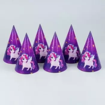 Колпак бумажный «Единорожка»