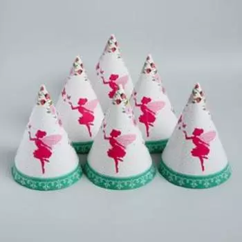 Колпак бумажный «Фея», набор 6 шт.