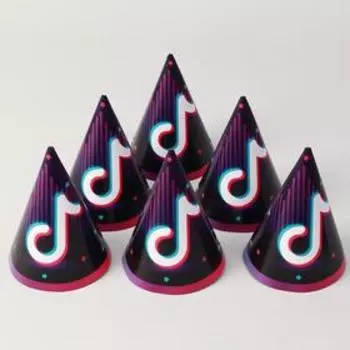 Колпак бумажный Party, набор 6 шт.