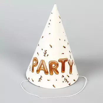 Колпак бумажный Party, (набор 6 шт)