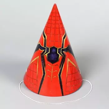 Колпак бумажный «Паутинка», (набор 6 шт)