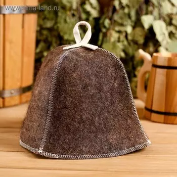 Шапка для бани и сауны «Наша», войлок, «Добропаровъ»