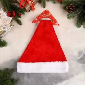 Колпак новогодний «Новогодние веточки» 2938 см, красный