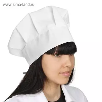 Колпак шеф-повара смесовый