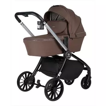 Коляска 3 в 1 Farfello Baby Shell BBS-003, цвет кофейный