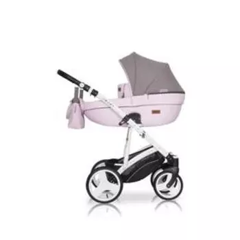 Коляска Aicon, 3 в 1, цвет розовый