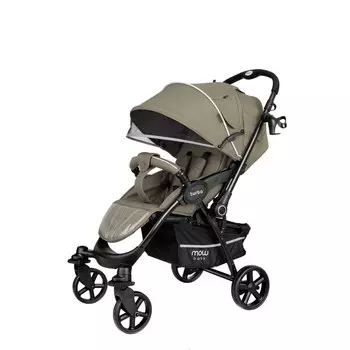 Коляска детская MowBaby Turbo, цвет оливковый