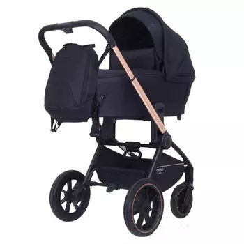 Коляска 3 в 1 Mowbaby Zoom Pu RA087, цвет gold black