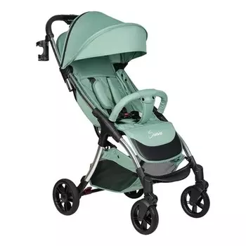 Коляска прогулочная Farfello Sunrise, цвет мятный на серебре