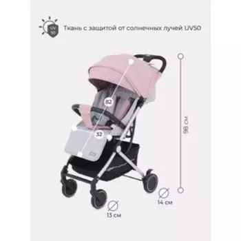 Коляска детская Rant Iris RA, цвет Cloud Pink