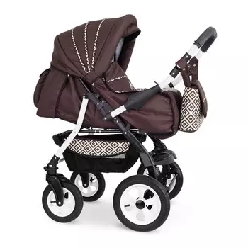 Коляска Diana, трансформер, цвет коричневый