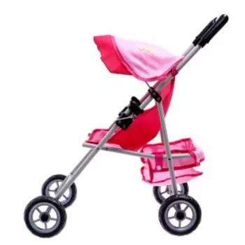 Коляска для кукол, металлический каркас, летняя