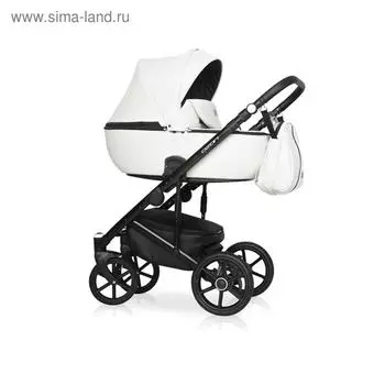 Коляска 2 в 1 Riko Ozon, цвет белый