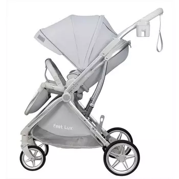 Коляска прогулочная Farfello Fest Lux FL, цвет perfect white