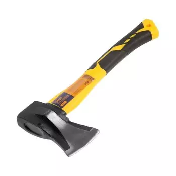 Колун кованый ТУНДРА, клиновидная форма, фиберглассовое 3К топорище 43 см, 1 кг