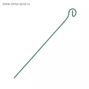 Колышек для подвязки растений, h=60 см, d=3 мм см, проволочный, зелёный, Greengo