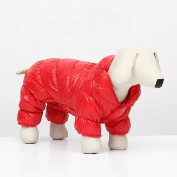 Комбинезон «Блеск», размер 2XL (ДС 44 см, ОГ 59, ОШ 40 см), красный