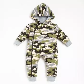 Комбинезон c капюшоном Крошка Я "Daddy's boy" рост 74-80 см