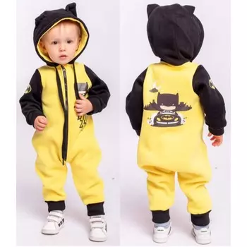 Комбинезон «Дэн», рост 92 см, цвет жёлтый, чёрный