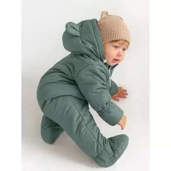 Комбинезон демисезонный детский Amarobaby Spring, рост 74 см, цвет мятный