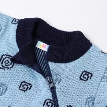 Комбинезон детский, цвет голубой, рост 74-80 см