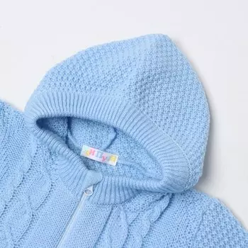 Комбинезон детский, цвет голубой, рост 74 см