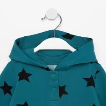 Комбинезон детский, цвет изумруд, рост 86 см