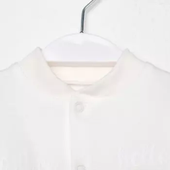 Комбинезон детский, цвет молочный/белочка, рост 62 см