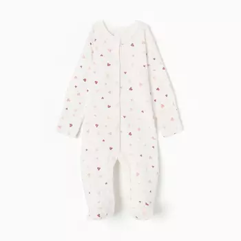 Комбинезон детский, цвет молочный, рост 56 (0-1 мес)