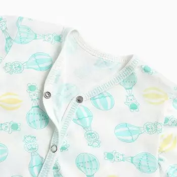 Комбинезон детский, цвет молочный/воздушные шары, рост 62 см