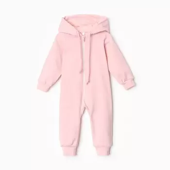 Комбинезон детский, цвет пыльная роза, рост 68 см