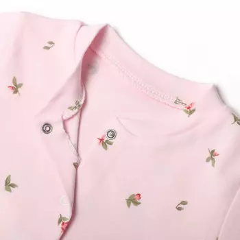 Комбинезон детский, цвет розовый, рост 56 см