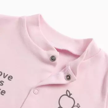 Комбинезон детский, цвет розовый, рост 80 см